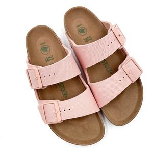 NWOB Birkenstock Arizona Pink Canvas Sandals